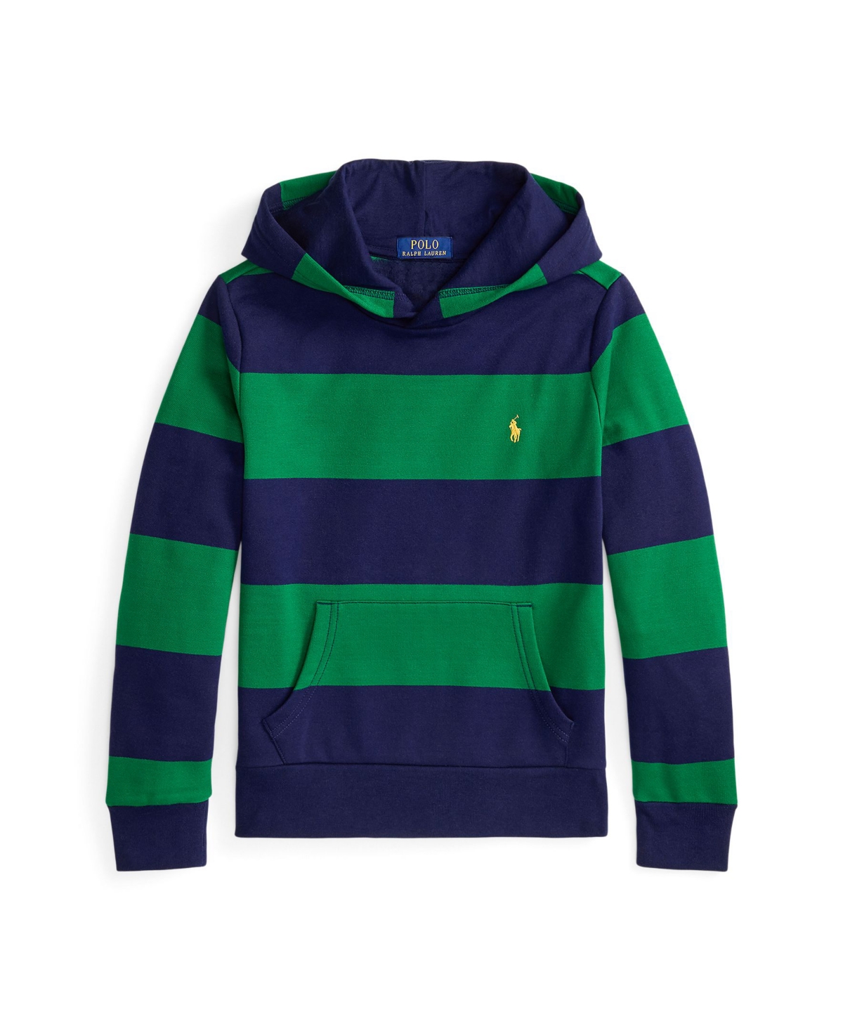 Polo Ralph Lauren Big Boys Rugby-Stripe Fleece Hoodie