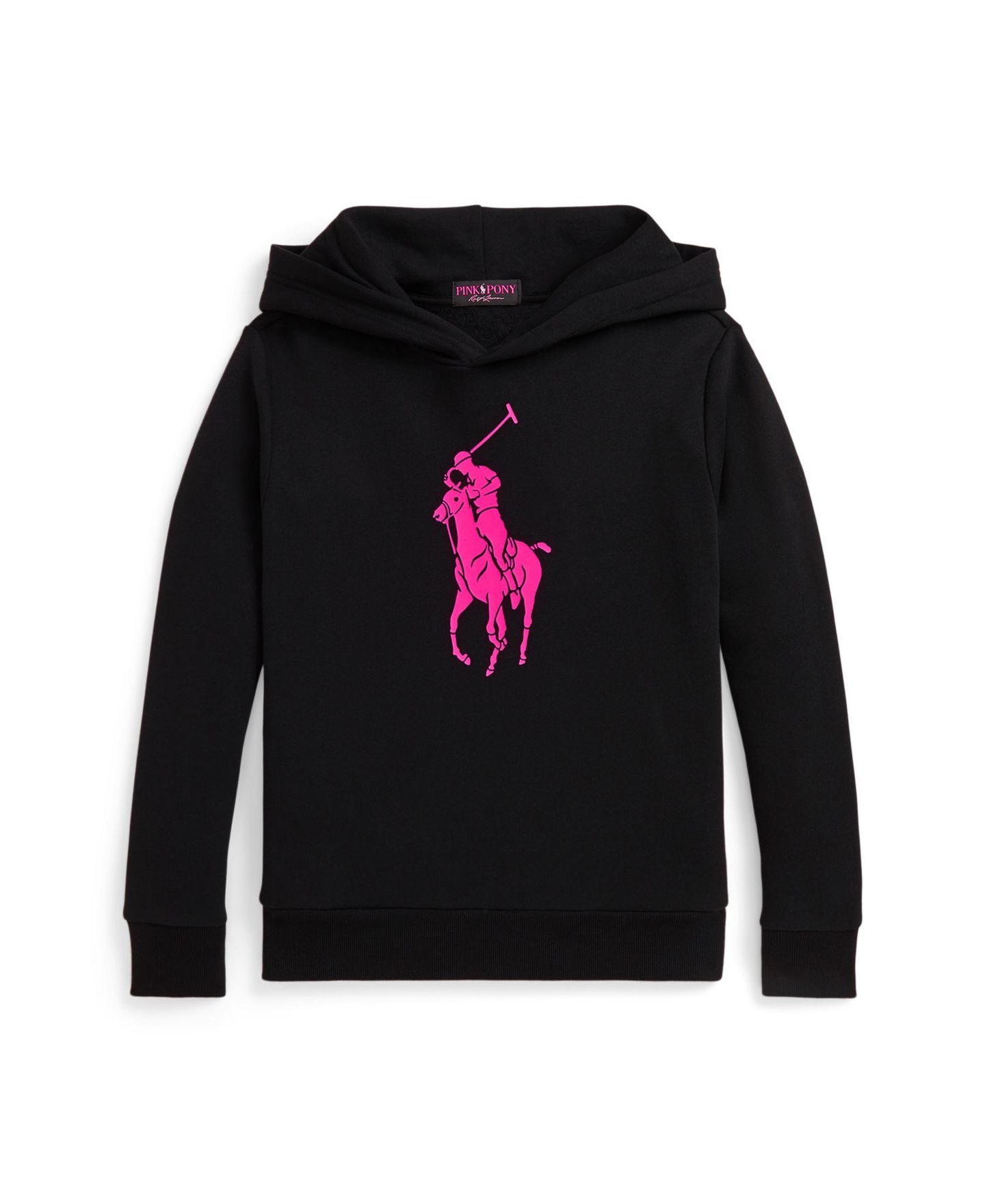 Худи Polo Ralph Lauren Pink Pony Fleece для мальчиков, цвет: Чёрный — фото 5