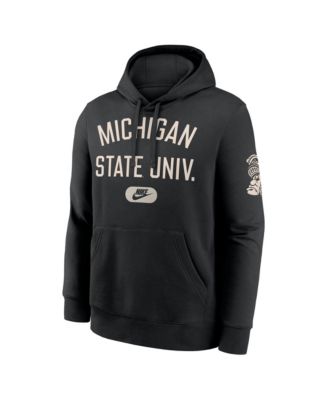 Men's Black Michigan State Spartans Fashion Club Pullover Hoodie
