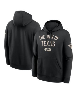 Nike - Men's Black Texas Longhorns Fashion Club Pullover Hoodie