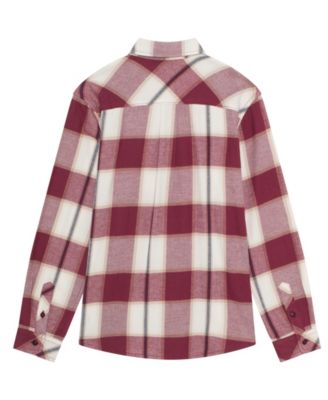 Big Boys' Plaid Long Sleeve Shirt