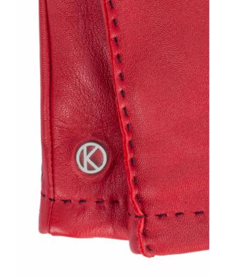 Women`s Hand-sewn Premium Lamb Leather Touchscreen Gloves "MILLIE"