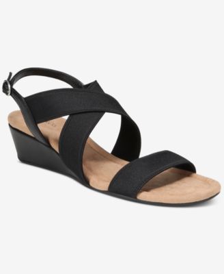 Style & Co - Women's Vonniie Round Toe Wedge Sandals