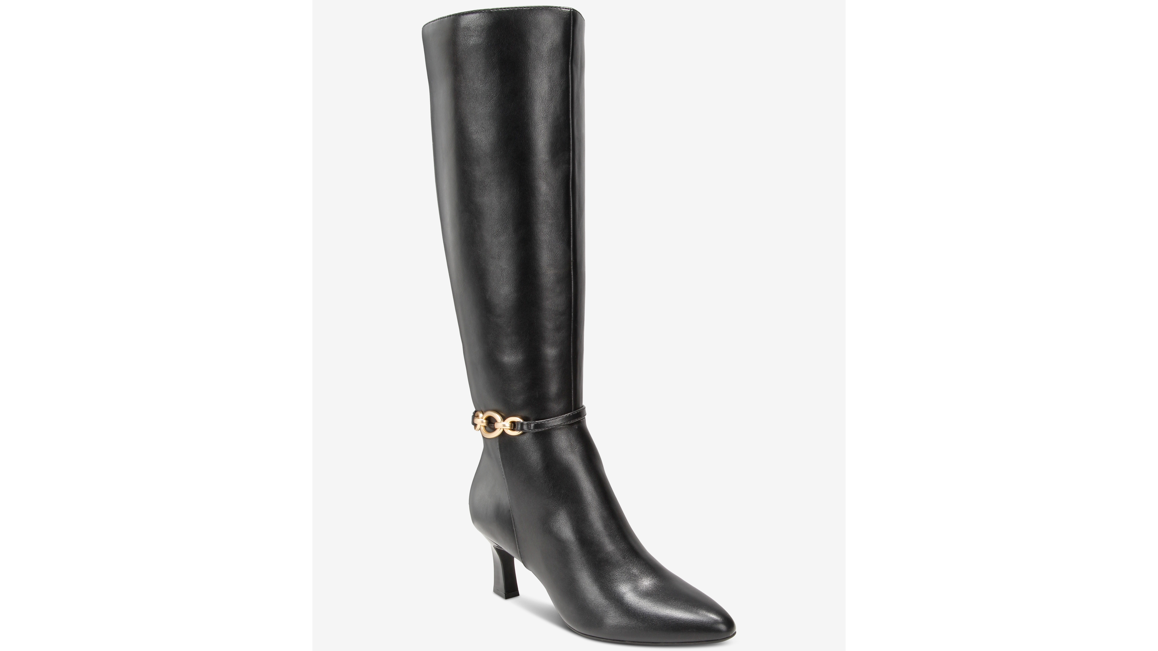 Style & Co Women's Shaniaa Belt Pointed Toe Booties, Macy's Exclusive