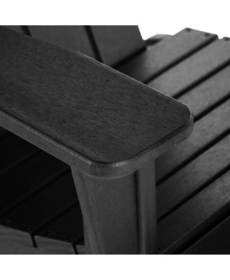 Outdoor Patio Porch Rocking Adirondack Chair (Set of 2)