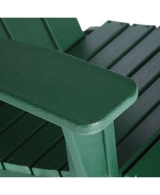 Outdoor Patio Porch Rocking Adirondack Chair (Set of 2)