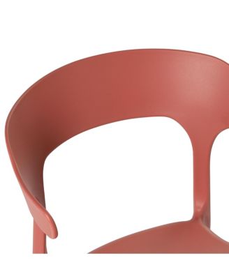 24" Upholstered Saddle Seat Counter Stool