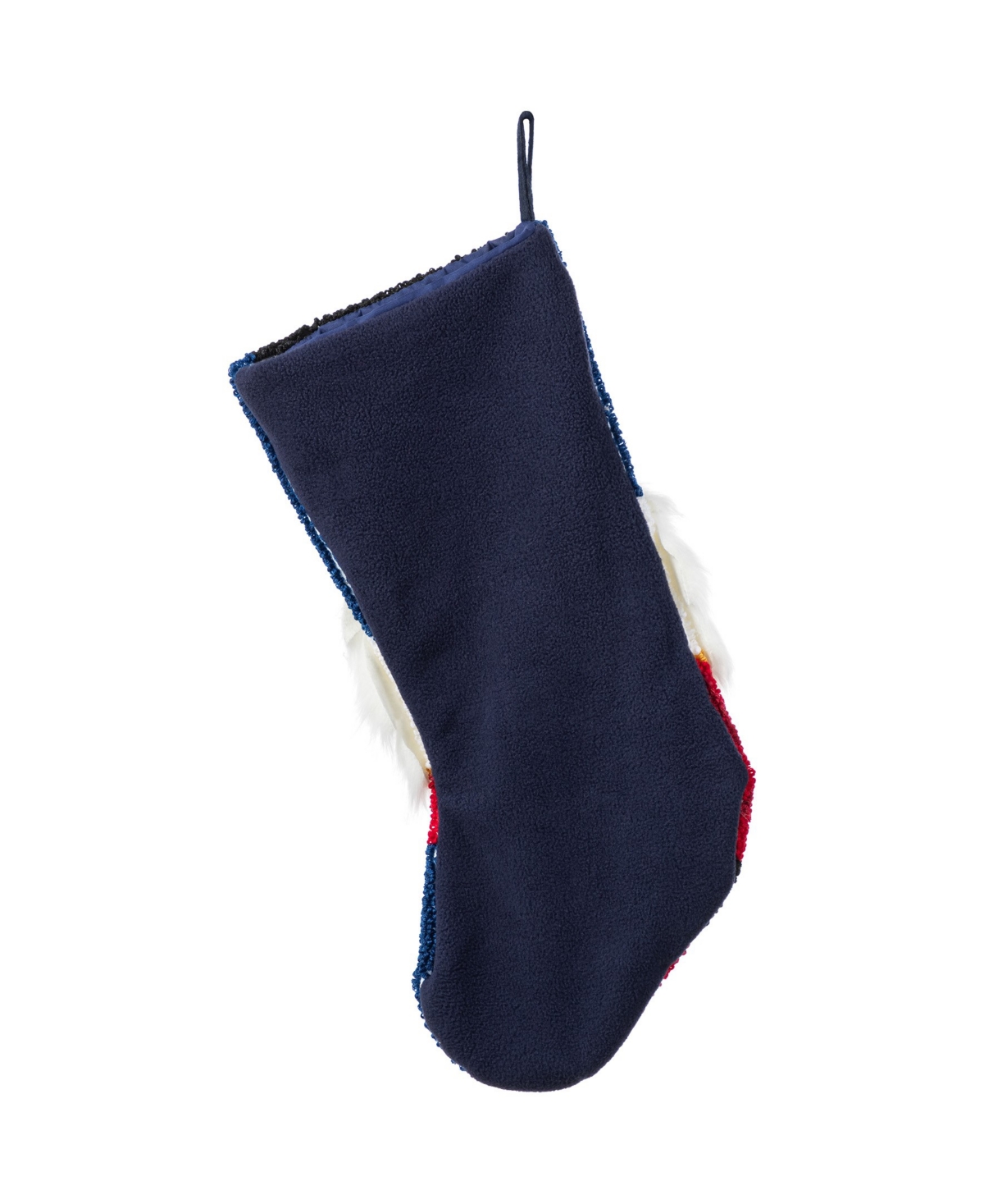 Glitzhome 21" Hooked Nutcracker Christmas Stocking In Multi
