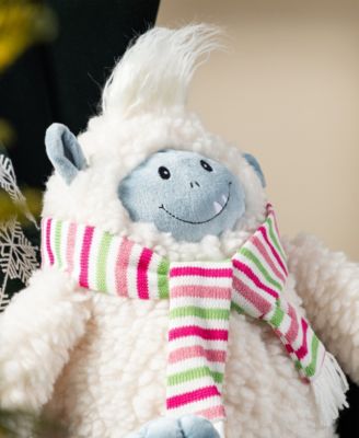 21.75" Christmas Fabric Yeti Shelf Sitter