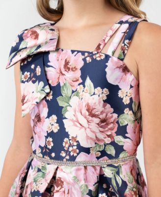 Big Girls Asymmetrical Mikado Social Dress