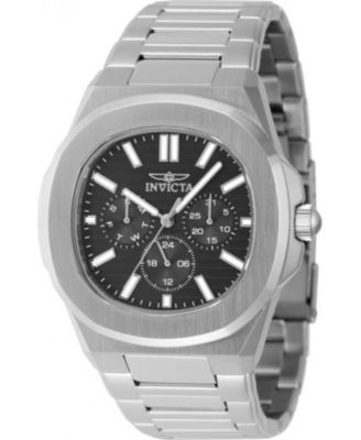 Men's 48325 Speedway Quartz 3 Hand Black Dial Watch