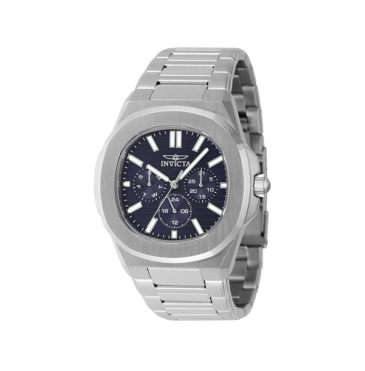 Мужские часы Invicta 48326 Speedway Quartz 3 Hand Blue Dial, цвет: Тёмный фиолетовый — фото 2