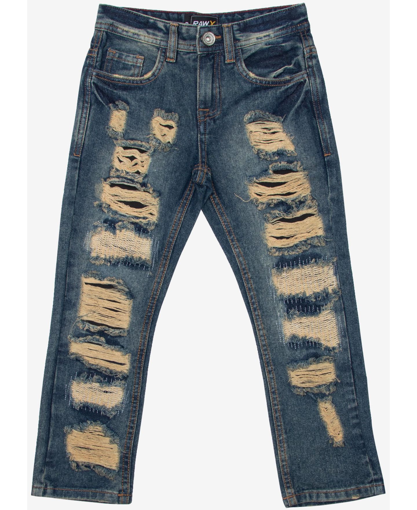 Джинсы Raw X Jeans Size 4-7 для мальчиков, цвет: Синий — фото 1