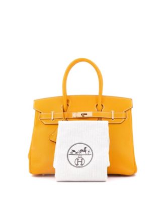 Pre-Owned Hermes Candy 30 Handbag Epsom