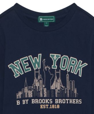 Big Boys' New York Logo Long Sleeve T-Shirt