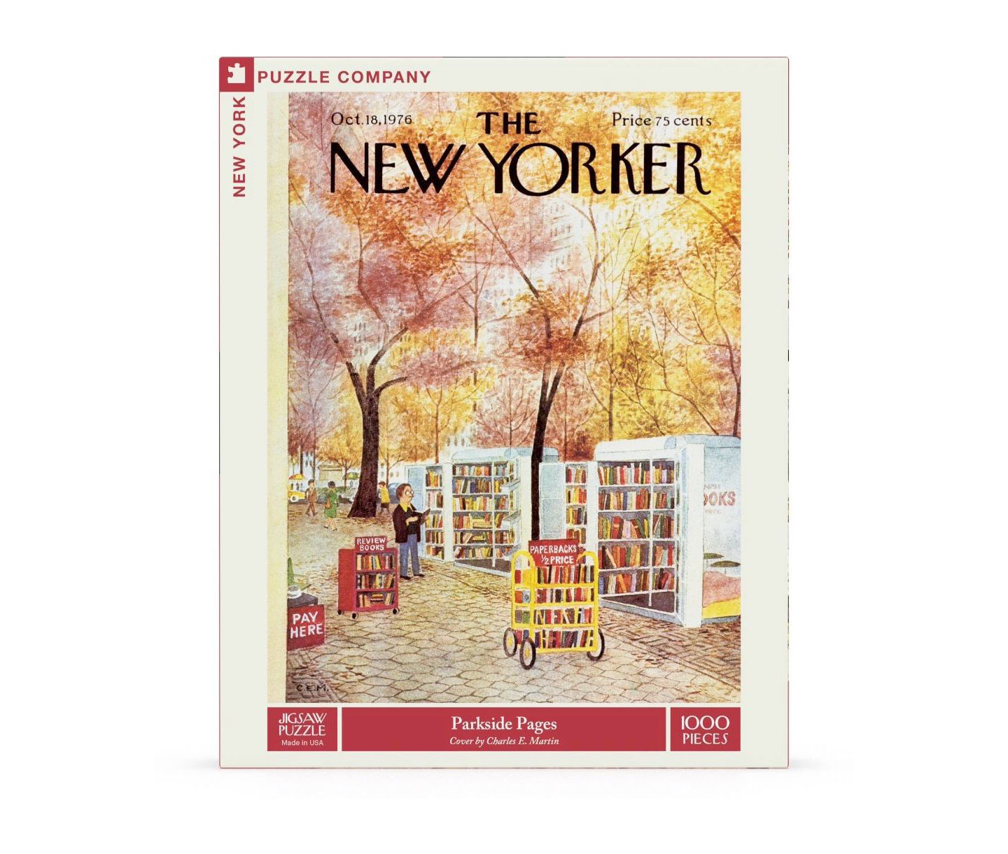 Детский пазл New York Puzzle Company Parkside Pages 1000 Piece Puzzle, Ages 13+ — фото 1