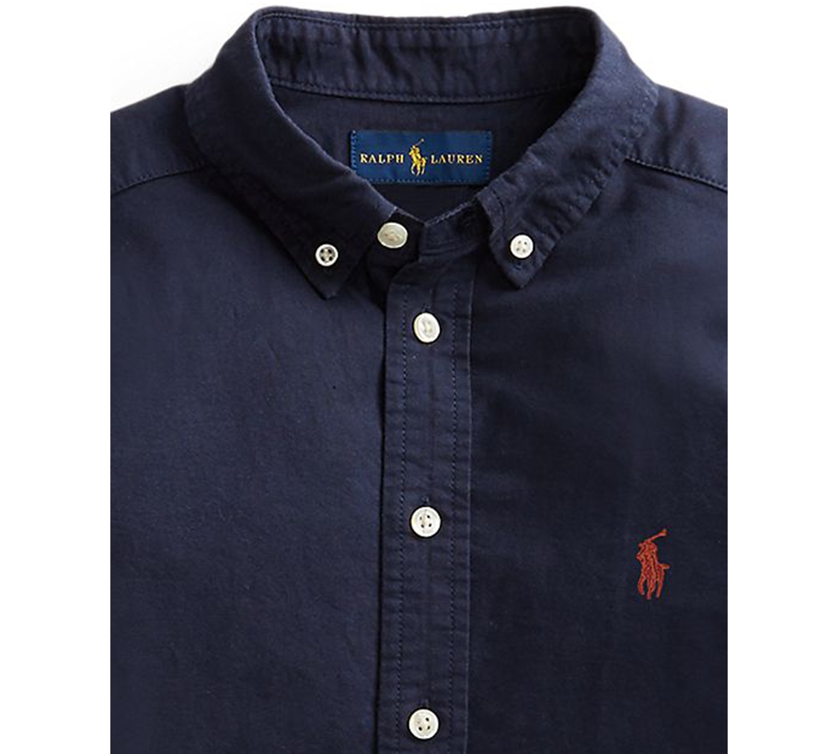 Polo Ralph Lauren Garment-dyed Cotton Oxford Shirt In Blue