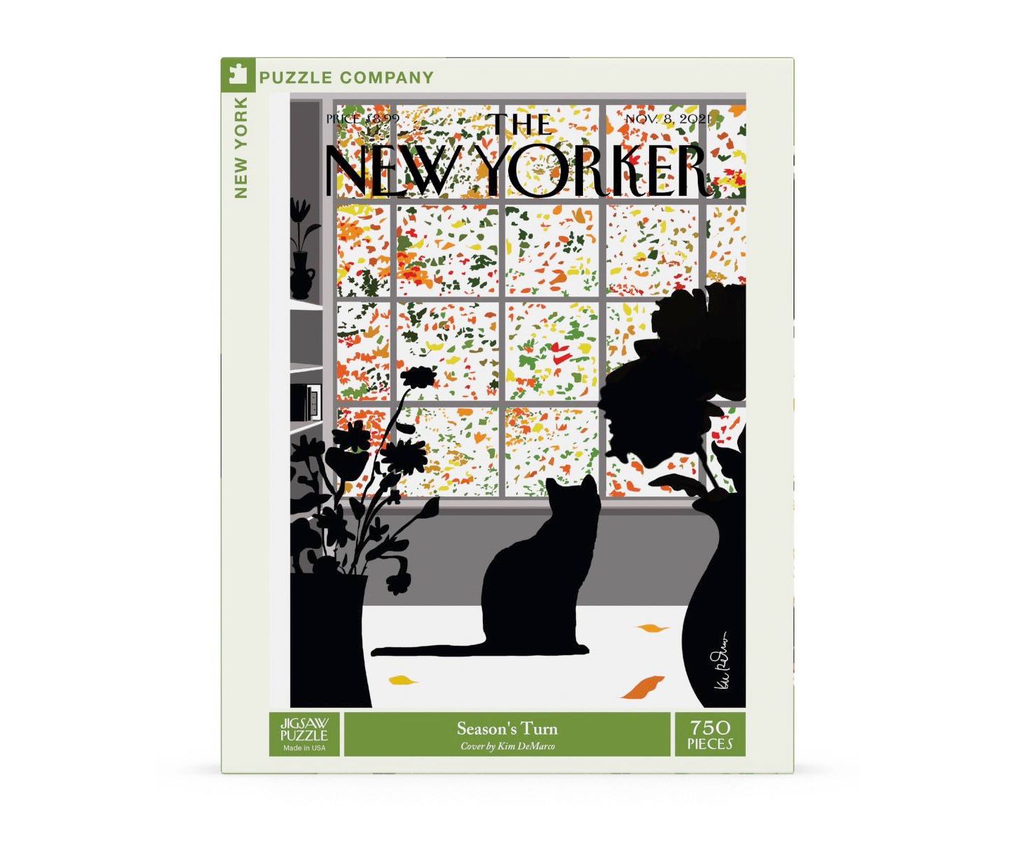 Детский пазл New York Puzzle Company Season's Turn New Yorker Cover 750-Piece Puzzle, Ages 10+ — фото 1