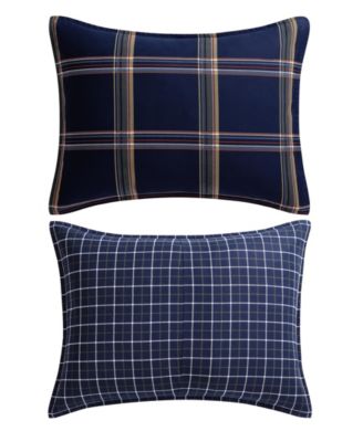 Beacon Plaid Cotton 3-Pc. Duvet Cover Set, Full/Queen