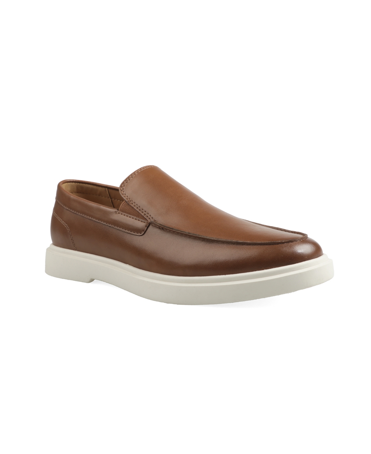 Club Room Men's Tobbii Slip On Loafers, Macy's Exclusive In Brown
