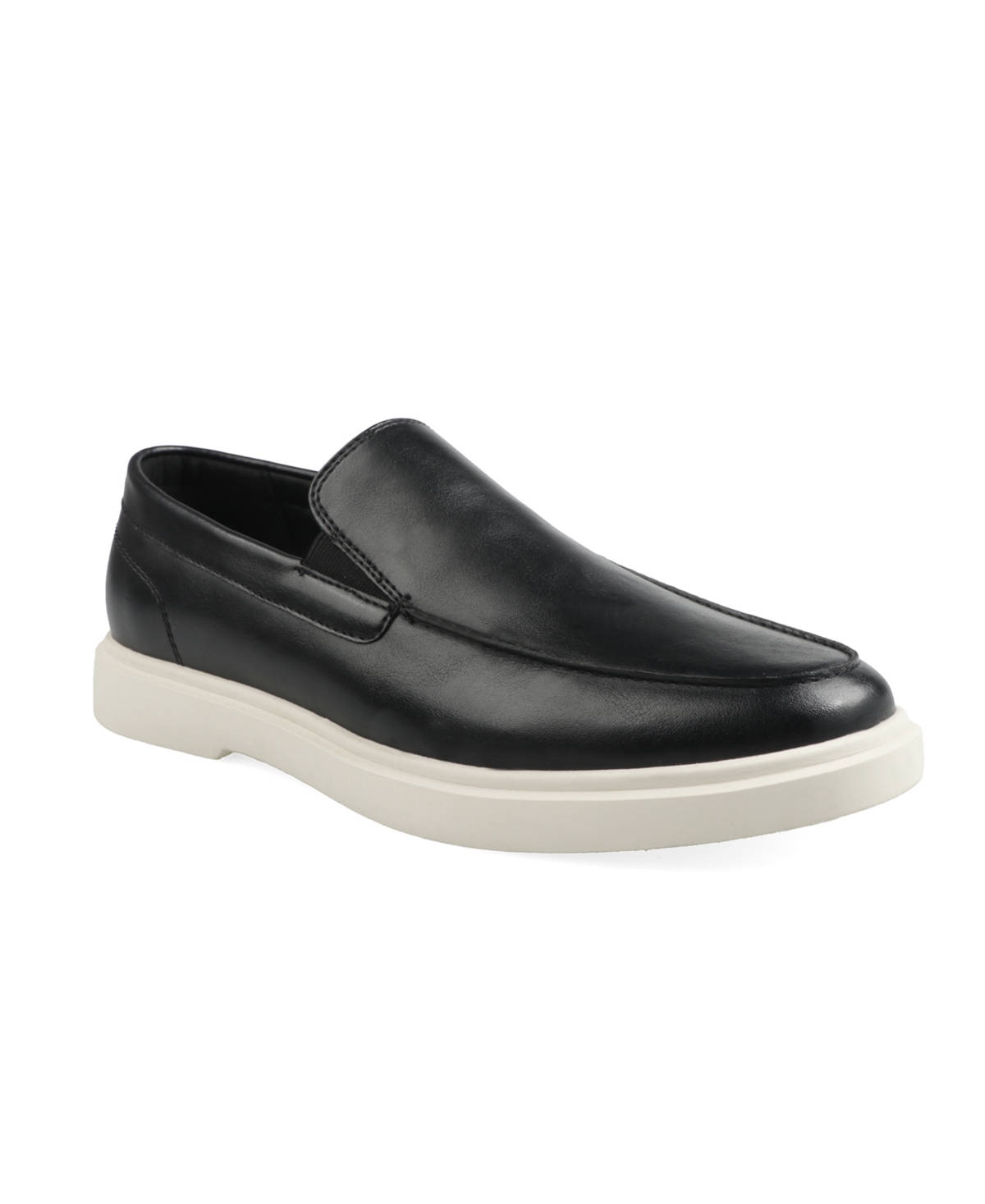 Club Room Men's Tobbii Slip On Loafers, Macy's Exclusive In Black