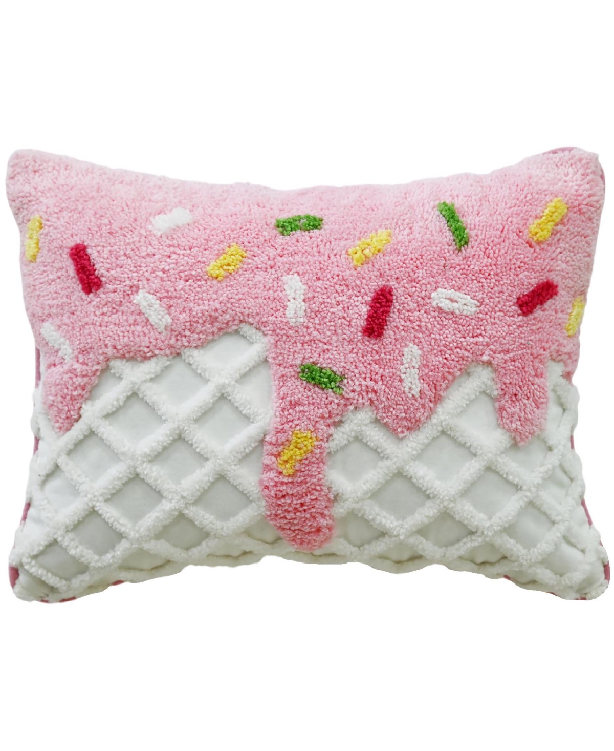 Vibhsa Novelty Tufted Decorative Pillow, 14" X 20" In Multi