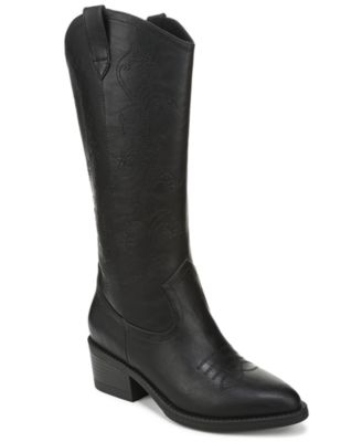 Women's Radio Almond Toe Knee High Western Boots