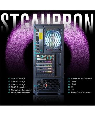 Gaming & Entertainment Desktop - AMD Radeon RX 580 8G, Intel Core i7, 16GB RAM, 512GB SSD, Windows 10