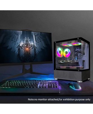 Gaming PC Desktop - Intel Core i5 , Radeon RX 590 8GB, 16GB RAM, 1TB SSD, 600M WiFi, Bluetooth 5.0, RGB BT Sound Bar, Windows 10 Home
