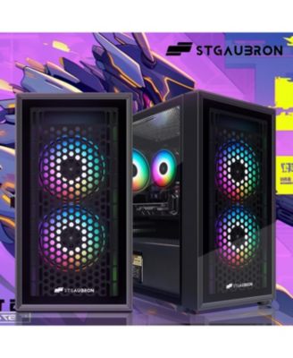 Gaming PC Desktop - Radeon RX 560 4GB GDDR5, Intel Core i5 ,16GB RAM, 512GB SSD, 600M WiFi, Bluetooth 5.0, RGB Mouse Pad, Windows 10 Home