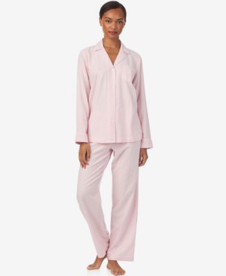 Lauren Ralph Lauren - Women's 2-Piece Striped Pajama Top and Pant Set