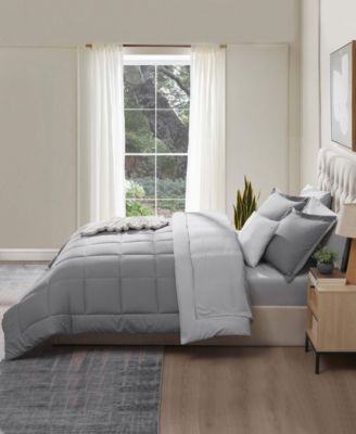 Luxury Soft Reversible 7-Pc. Comforter Set, Queen