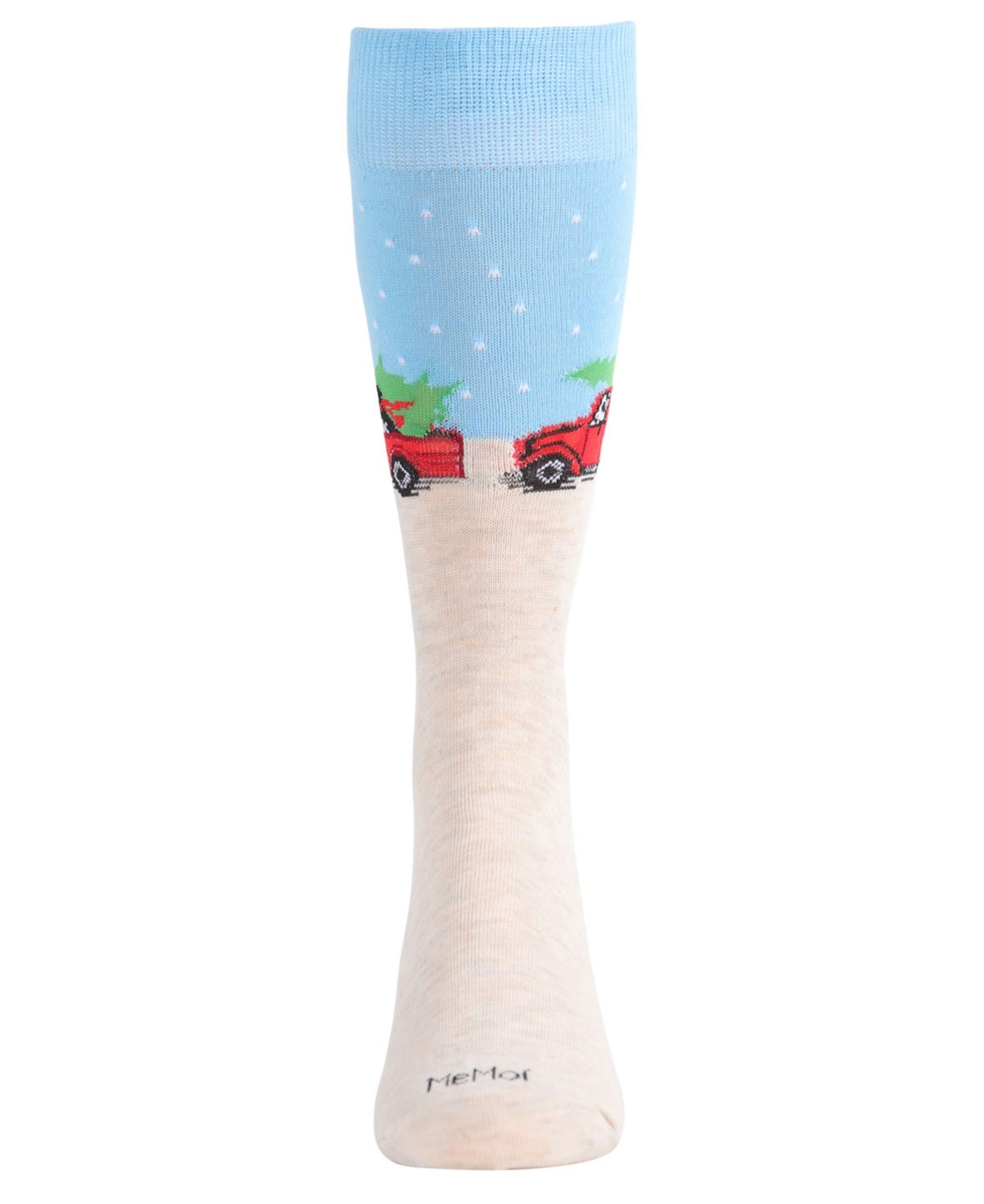 Memoi Men's Holiday Pup Pick Up Crew Socks In Multi
