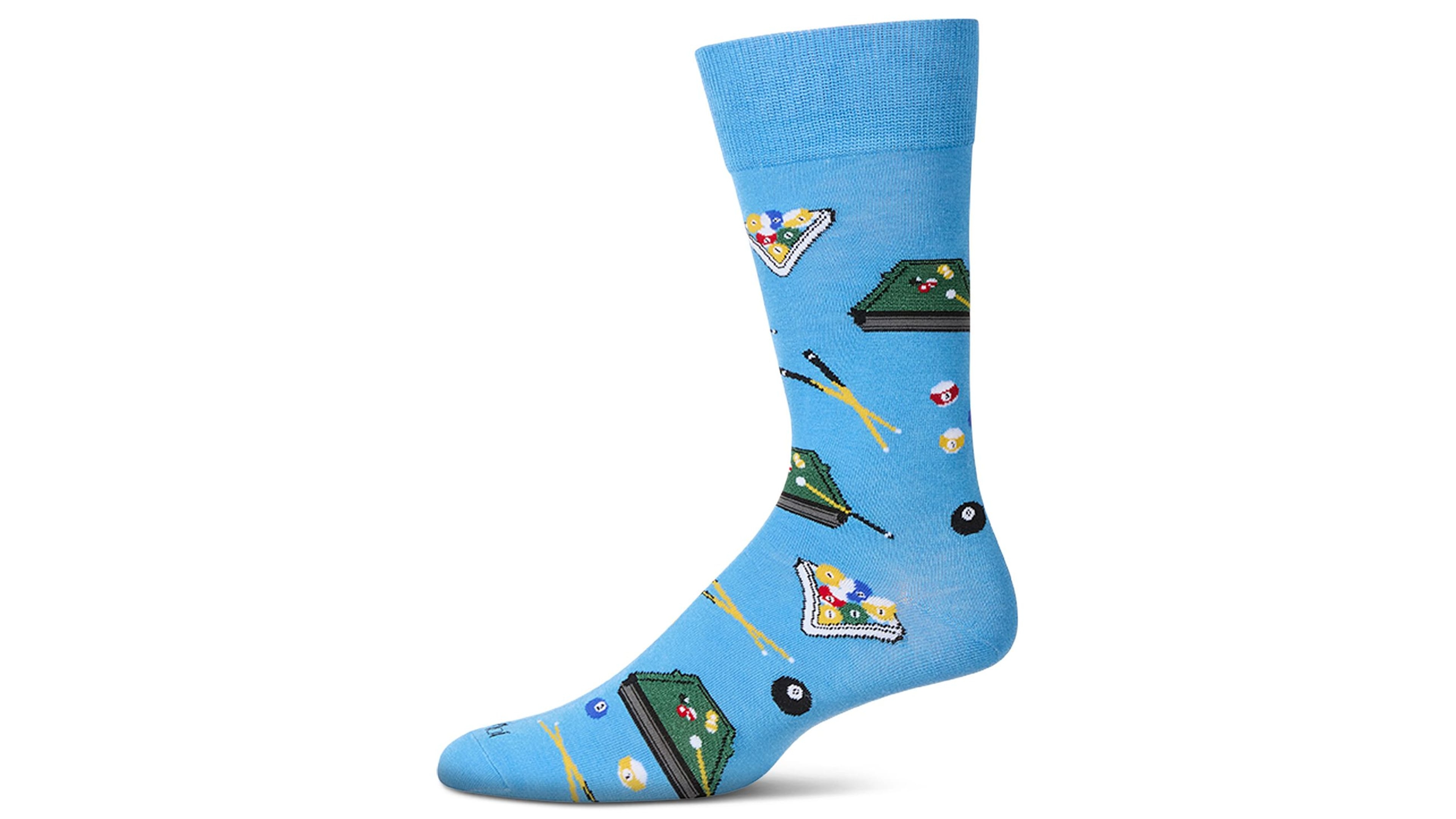 MeMoi Men's Shoot Pool Crew Socks