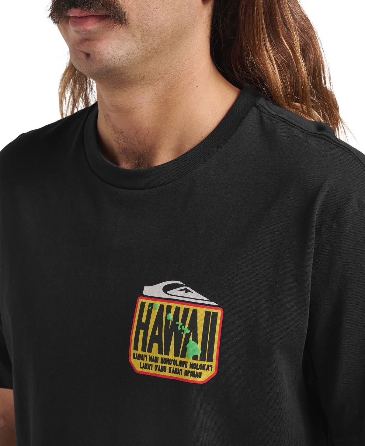 Quiksilver Men's Hi Hawaii Crest T-shirt In Black