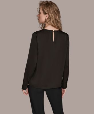Women's V-Neck Embellished Top