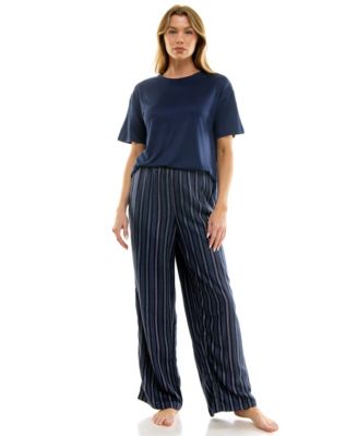 Women's Open Leg Flannel Sleepwear Pants
