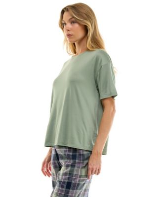 Women's Drop Shoulder Crew Neck T-Shirt