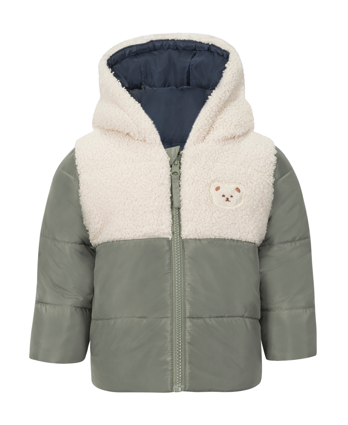 S Rothschild & Co Baby Boys Reversible Jacket In Green