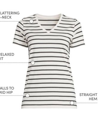 Women's Relaxed Supima Cotton V-Neck T-Shirt