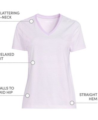 Women's Relaxed Supima Cotton V-Neck T-Shirt