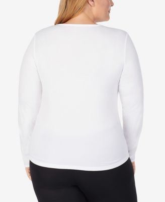 Women's Climatesmart Plus Size Long Sleeve Crewneck Top