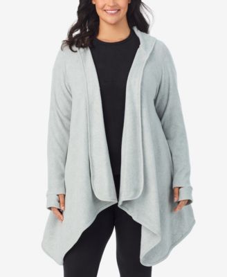 Cuddl Duds - Plus Size Hooded Wrap