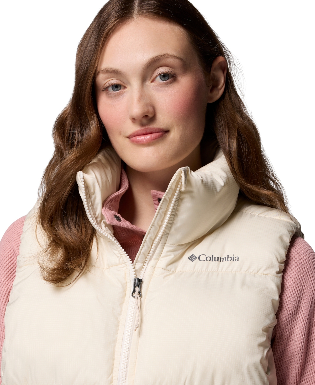 Columbia Women's Puffect Thermarator Insulated Vest In Gray