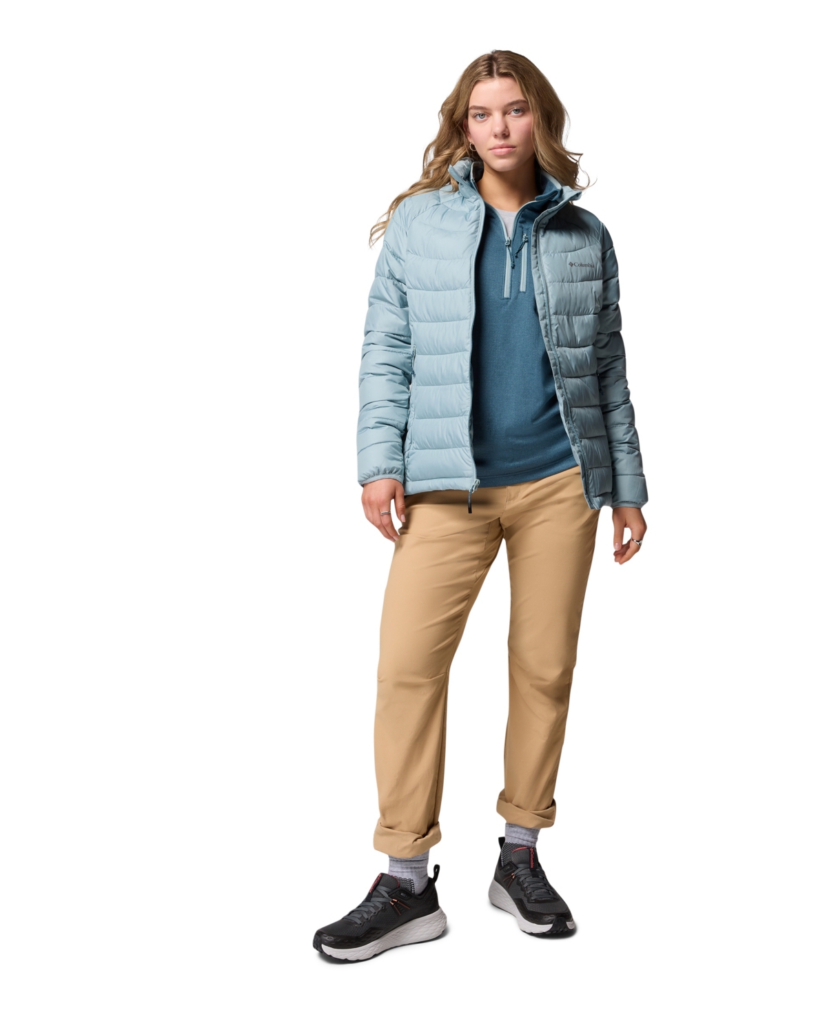 Columbia Women's Powder Lite Ii Full Zip Jacket In Blue
