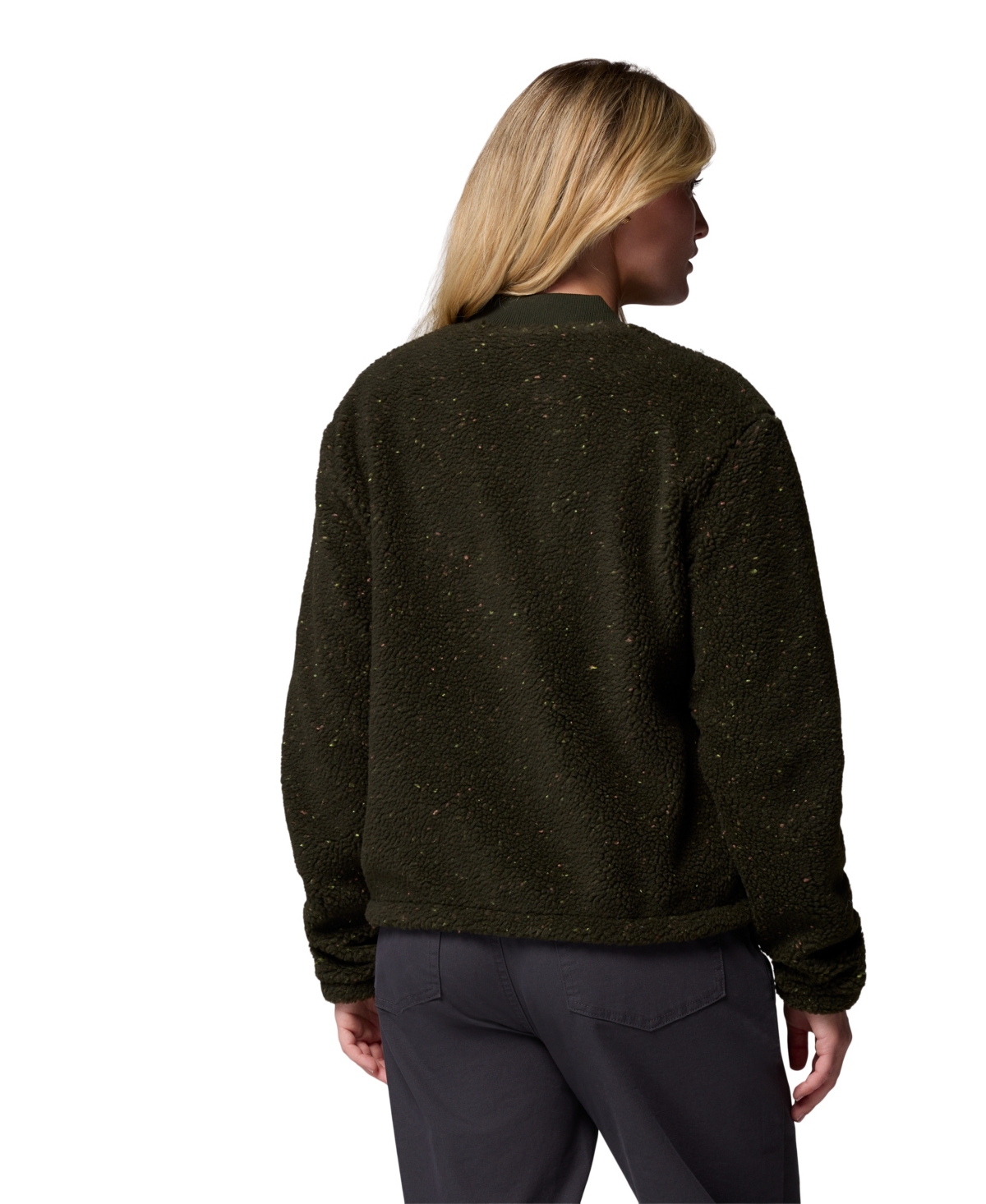 Columbia Women's Stellar Path Full Zip Bomber Jacket In Black