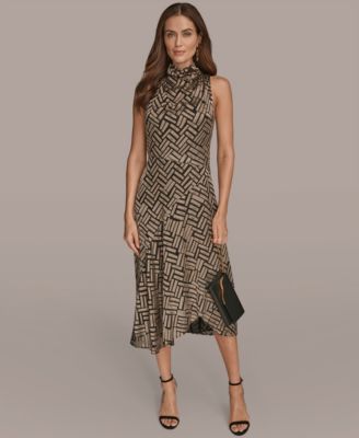 Donna Karan New York Women's Chevron Burnout Sleeveless