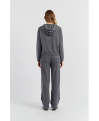 Women's Pure Cashmere Zip Hoodie