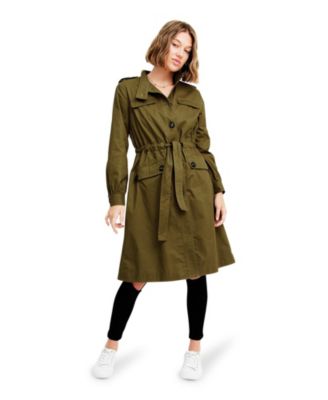Carlisle Button Front Trench Coat