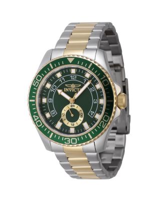 iMA-1カーキ Invicta Men's 47129 Pro Diver Quartz Multifunction Green Dial
